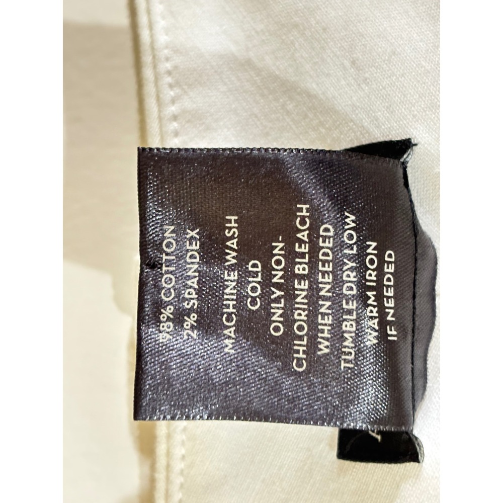 Ann Taylor Signature White Stretch Cotton Shorts Size 8 Preppy Classic Summer - Picture 4 of 7